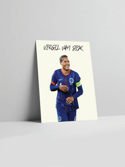 Affiche de Virgil van Dijk