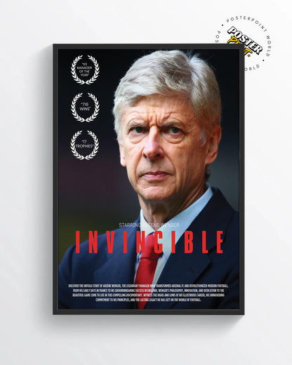 Affiche imprimée d'Arsène Wenger