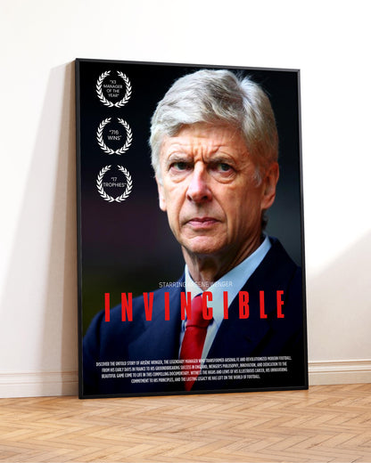 Affiche imprimée d'Arsène Wenger