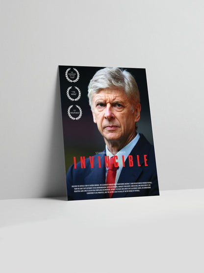 Affiche imprimée d'Arsène Wenger