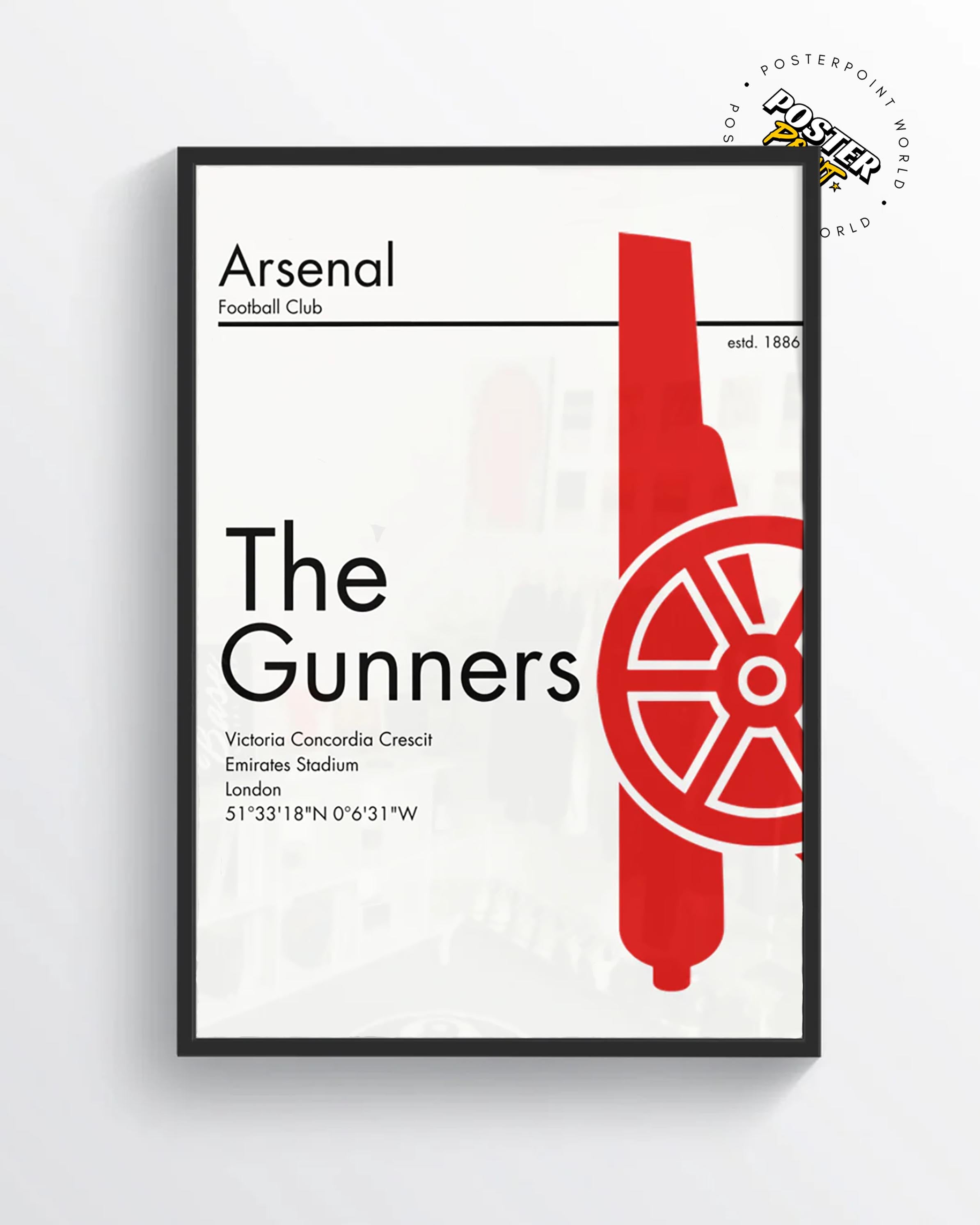 Arsenal Poster Print – PosterPoint Ltd