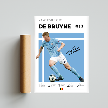 Kevin De Bruyne Poster Print