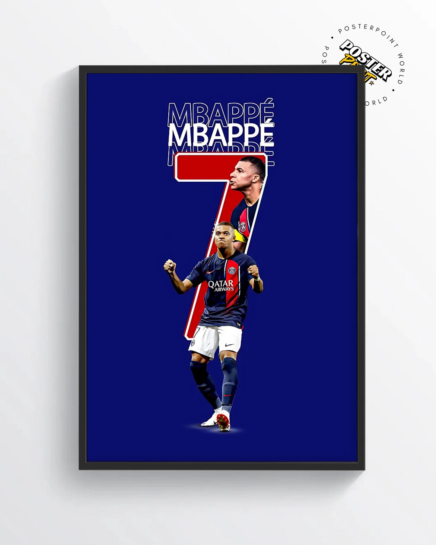 Kylian Mbappe Poster Print