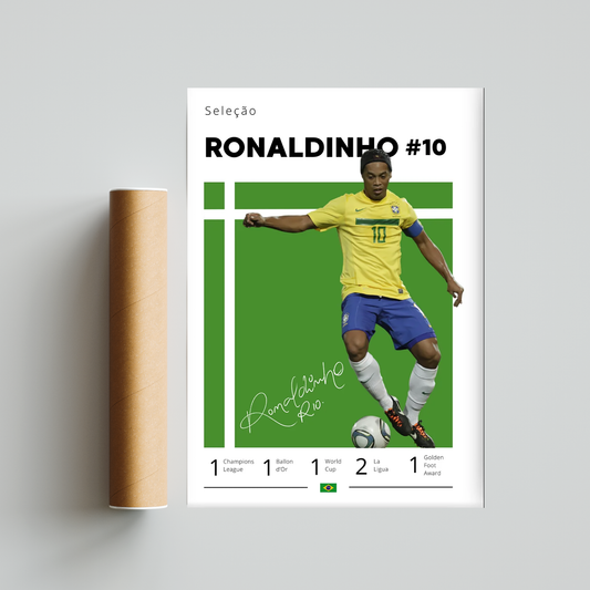 Ronaldinho Poster Print