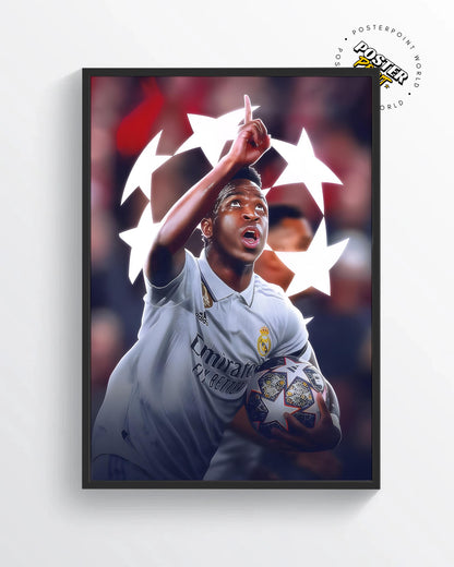 Affiche imprimée de Vinicius Jr.