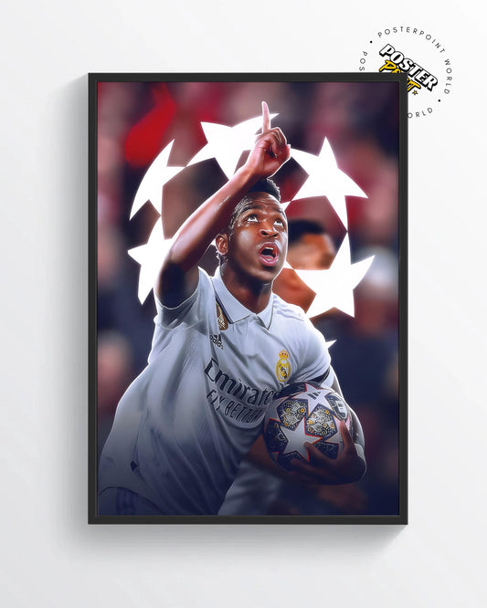 Affiche imprimée de Vinicius Jr.