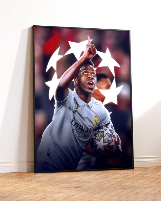 Affiche imprimée de Vinicius Jr.